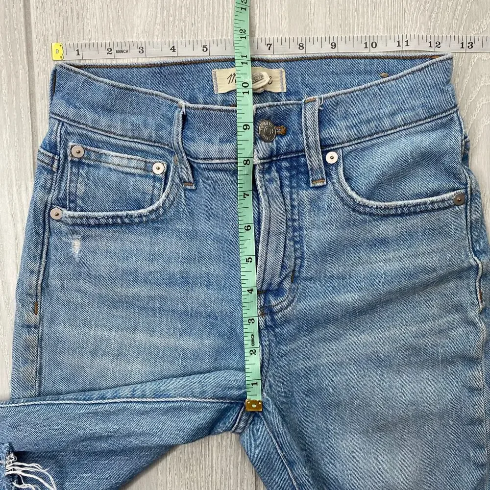 Madewell The Perfect Vintage Jeans Light Wash Blue Denim 24 Petite 24P
